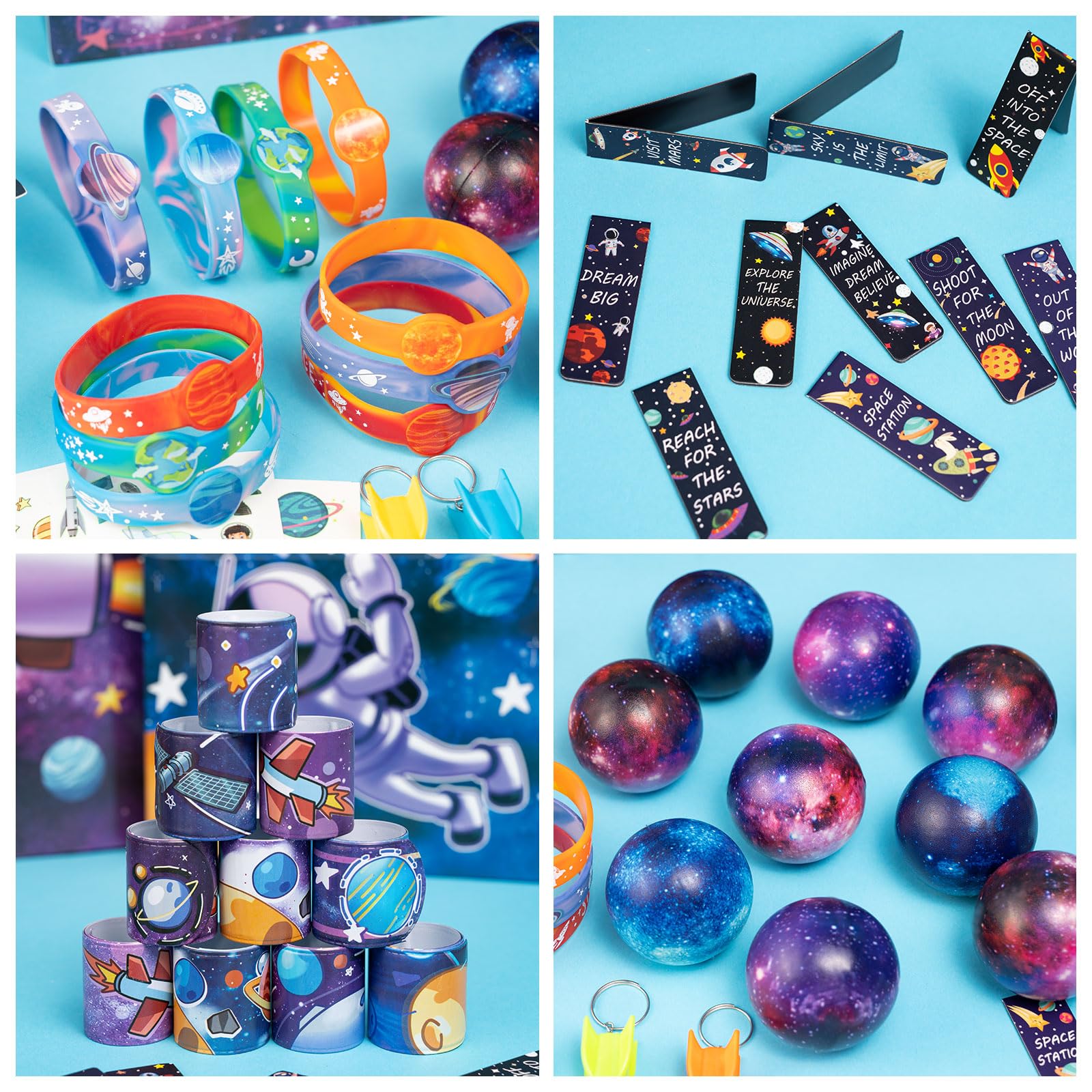 DMIGHT Space Party Favors, Outer Space Themed Birthday Decorations, Astronaut Gift Box for Kids (Space)