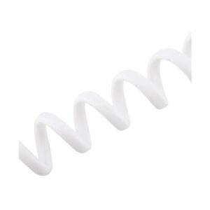 G1/2" Soft Bidets Hose Tube ABS Spring Flexible Shower Hose For Water Plumbing Toilet Bidet Sprayer Bathroom Accessories (Color : WHITE)