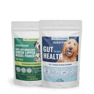 green lipped mussel & gut health for dogs of all ages & breeds