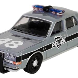 Collectibles Greenlight 62020-E Hollywood Series 41 - The Crow - 1984 Plymouth Gran Fury - Inner City Police Department 1/64 Scale Diecast