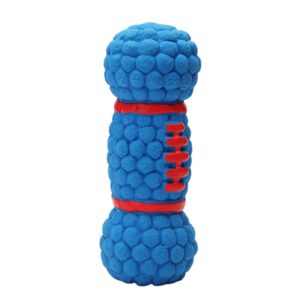 generic squeaky dog toy - stuff free pet chew toy, sound dog toy | flexible teething toy for dogs with squeaker, promoting pet dentals health for chew breeds squeaks stimulated puppies dogs, blue