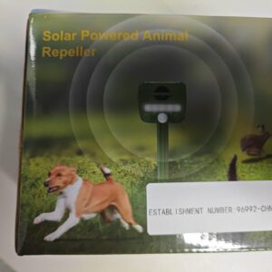 2024 Upgraded Animal Repellent Outdoor Solar Deer Repellent Devices Raccoon Repellent Ultrasonic Cat Repellent Coyote Deterrent Motion Activated Cat Deterrent Squirrel Repellent Skunk Repellent