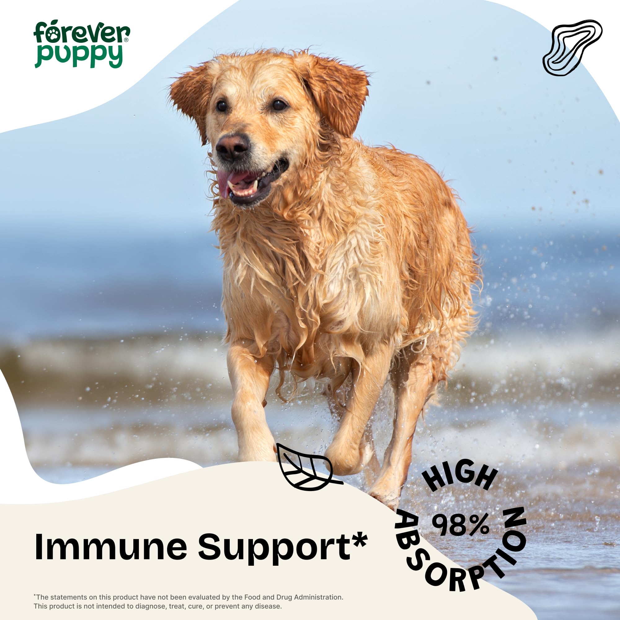 Reishi Mushroom Drops for Dogs - Immune Support Supplement - Red Reishi Mushroom Liquid Drops for Canine Immune Support - Reishi Mushroom Supplement for Pets - Dog Food Supplements for Immunity - 2 oz