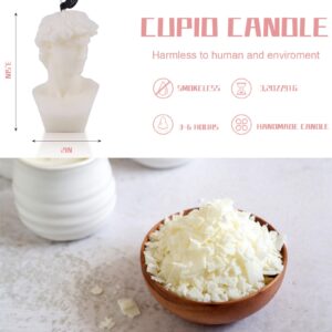 David Bust Statue Candle - Soy Scented Candles Aroma Soy Wax Candle Handmade Aesthetic Candle for Home Wedding Photo Prop Decor,Prefect for Meditation Stress Relief Mood Boosting Bath