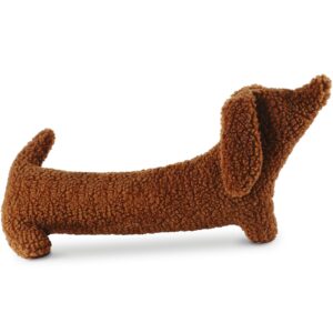 vercraft 27.5 inch dachshund dog plush pillow long weiner dog body pillow dachshund animals hug pillow long body throw sleeping pillow for christmas kids gifts sofa chair home decoration