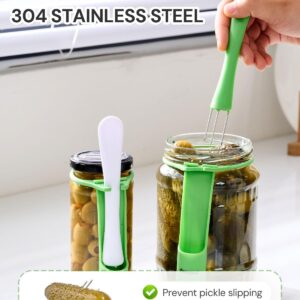 Pickle Fork, YUNHOME Pickle Grabber, Unique Kitchen Gadgets, Olive Fork Pickle Picker Pickle Gift Cool Gadgets Pickle Gifts Pickle Forks Tool for The Jar Pickle Holder