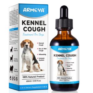 dog cough treatmen - kennel cough for dogs - dog allergy relief - natural cough supplement for dogs - herbal drops for all breeds & sizes natural cough supplement for dogs