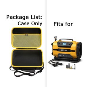 Tourmate Hard Storage Case for AstroAI Tire Inflator Portable - Air Compressor Pump 150PSI 12V DC/110V AC,Portable EVA Case(Only Case)