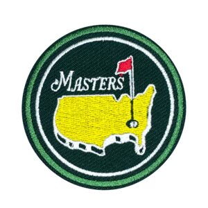 master golf patch-3 inches iron on/sew on embroidered applique patch, golf lover embroidery patches for clothes backpacks hats, embroidered patch, funny golf diy accessories, gifts for golfer