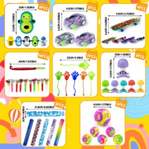 PPXMEEUDC 69pcs Bulk Party Favors Goodie Bag Stuffers Classroom Prizes for Boys and Girls Birthday Party Supplies