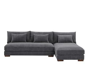 Oadeer Home Modular Sectional, Gray