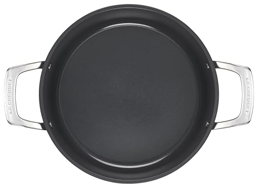 Le Creuset Essential Non-stick Ceramic Stockpot with Glass Lid, 6.3 qt.​