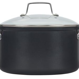 Le Creuset Essential Non-stick Ceramic Stockpot with Glass Lid, 6.3 qt.​