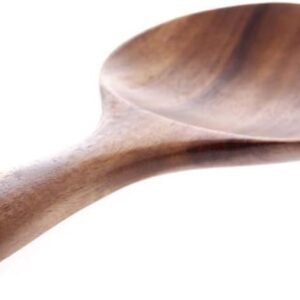 Natural Wooden Rice Spoon Non-stick Wooden Rice Paddle Rice Scooper Rice Serving Spoon Rice Spatula for Rice Potato Salads,7 inch Serving Utensils for Kitchen and Dining