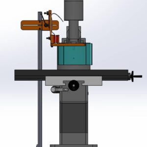 Floor Mount Milling Machine Safety Guard, Interlocked Model. Part # MG-1-SK1 by ATS MACHINE SAFETY SOLUTIONS