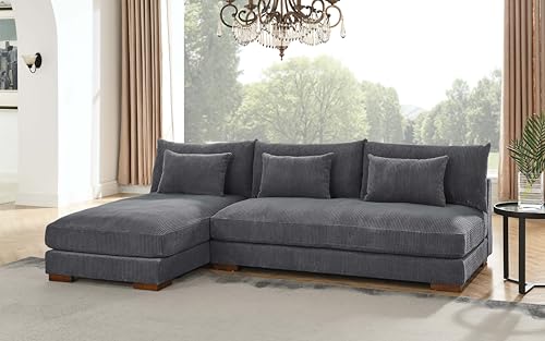 Oadeer Home Modular Sectional, Gray