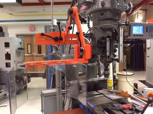 Floor Mount Milling Machine Safety Guard, Interlocked Model. Part # MG-1-SK1 by ATS MACHINE SAFETY SOLUTIONS