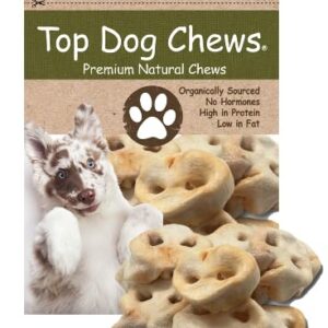 Top Dog Chews - Pig Snout Dog Treats, 12 Pack, American Made, All Natural, Long Lasting, Healthy Chews for Dogs, Perfect Training Treat for a Puppy or Small, Medium & Large Dogs (12 Pack)