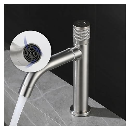 LIANTE Basin Faucet Water Tap Bathroom Faucet Stainless Steel Finish Single Handle Water Sink Tap Rotate 360 Degrees Bath Faucets,Kitchen Faucet