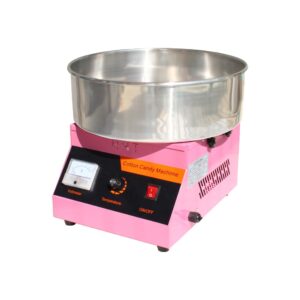 cotton candy machine commercial cotton candy machine, cotton candy maker, with stainless steel bowl, sugar scoop,anti-rust coating, for family party, kids birthday pink