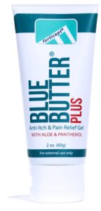 forticept blue butter plus dog itching skin relief cream, hot spot treatment for dogs, pain relief, dog wound care, heals skin sores irritation cuts bites scrapes, 2 oz