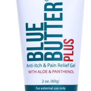 Forticept Blue Butter Plus Dog Itching Skin Relief Cream, Hot Spot Treatment for Dogs, Pain Relief, Dog Wound Care, Heals Skin Sores Irritation Cuts Bites Scrapes, 2 Oz