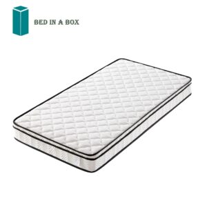 GJQ Memory Foam Mattress,10 Inch Twin Innersping Hybrid Mattress, Medium-Firm Feel, Innerspring Hybrid Mattress Pressure Relief Bed in a Box CertiPUR-US Certified