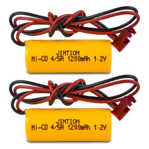 jintion exit sign emergency light ni-cd battery 1.2v 1200mah 4/5 a nicd replacement nicad batteries