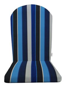 rsh decor: sunbrella foam adirondack chair cushion | 48” x 20” x 2” | sunbrella performance fabric | water and fade-resistant | outdoor cushion for patio furniture | milano cobalt