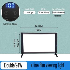 GJLRS X-Ray Film Illuminator Light, Lab Equipment, Box X-ray Viewer Light, LED X-Ray Viewer, Smart Device That Lights Up Immediately After Inserting The X-ray Film, for Clinic Hospital