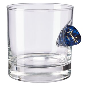 benshot guitar rocks glass - 11oz - handcrafted whisky tumbler for fathers day or all-american celebrations