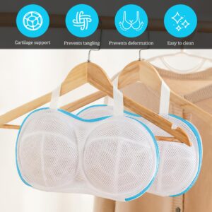 3Pcs Bra Washing Bags for Laundry, Lingerie Bag Underwear Brassiere Washing Bags with Zipper, Delicates Laundry Bag for Women Laundry Storage