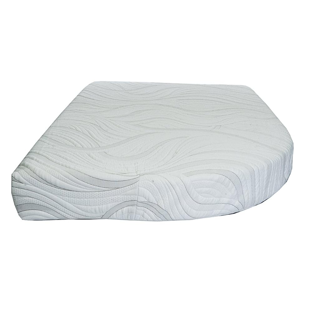 Cozyway RV Curved Double Over Double Bunk Mattress - 4" Thick Foam Mattress for Twin Size Beds, Perfect for Camping and RVs - 50" x 74