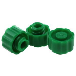 Xhziy Syringe Tip Cap Luer Lock Cap Lock Tip Cap Stopper Syringe Cap Dispensing Needle Cap Needle Tip Cap for Feeding Tube Laboratory Supplies No Needle Tip Cap Green 50PCS