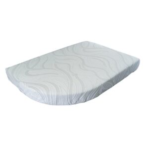 Cozyway RV Curved Double Over Double Bunk Mattress - 4" Thick Foam Mattress for Twin Size Beds, Perfect for Camping and RVs - 50" x 74