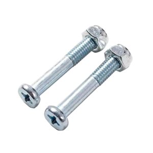 Zero Gravity Chair Replacement Screw & Nut for Repair 17" 19" 21" Gravity Chair Fabric, 1.54" Lenth 0.23“ Diameter, 2 Pack