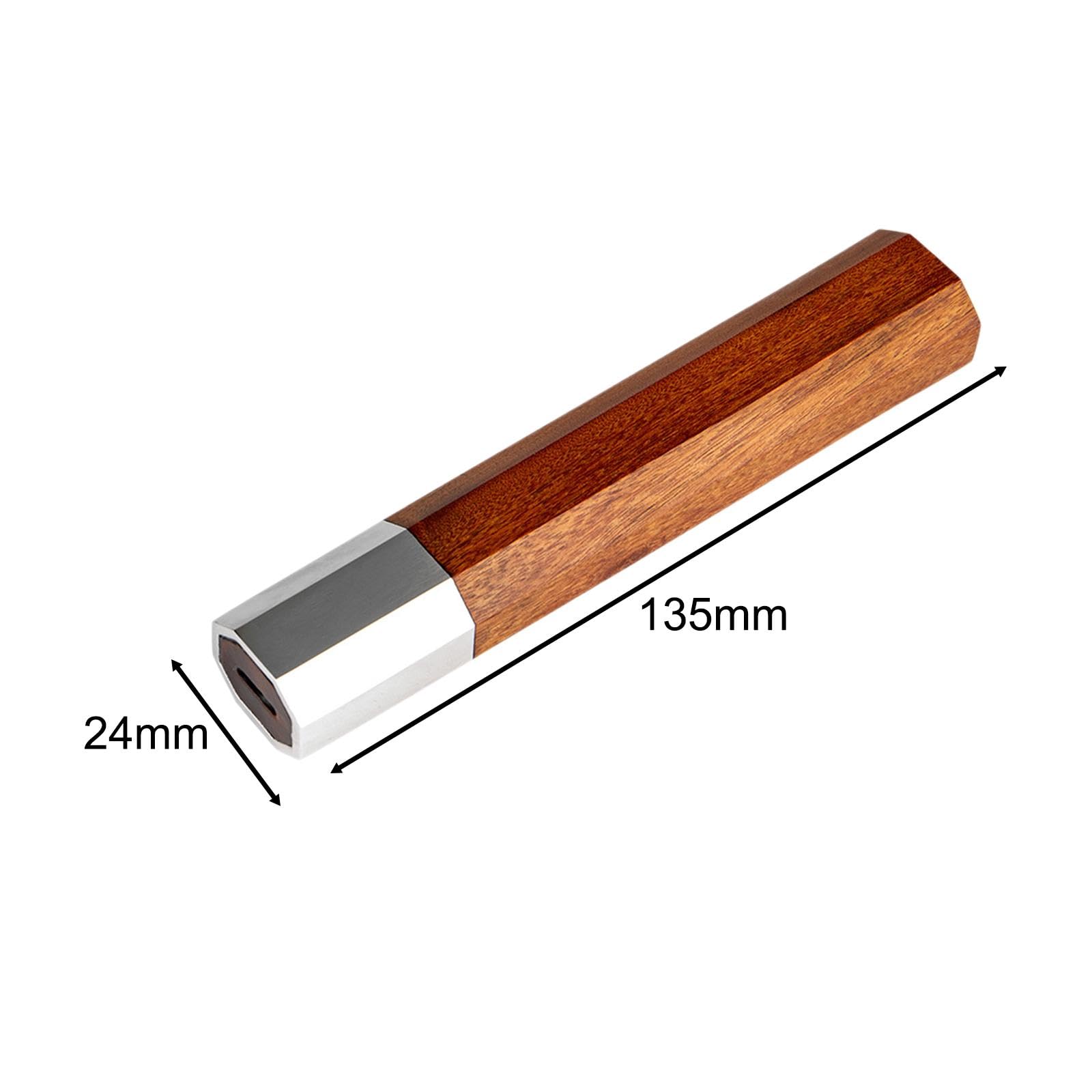 IEUDNS Japanese Kitchen Knife Handle Octagonal Handle Replacement Craft Supplies Wood Accessories Sashimi Knife Handle Professional, Style A