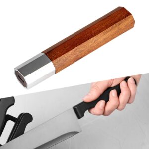 IEUDNS Japanese Kitchen Knife Handle Octagonal Handle Replacement Craft Supplies Wood Accessories Sashimi Knife Handle Professional, Style A