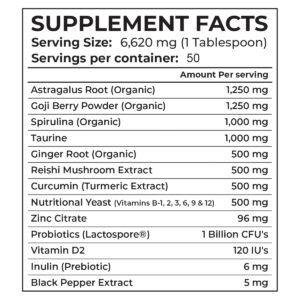 More Dog Days - Anti-Aging & Immune Support | Organic, Human-Grade Ingredients | Medicinal Plants & Mushroom Extracts | Omega 3's, Antioxidants, Probiotics, Vitamins & Minerals | Plant-Based & Vegan