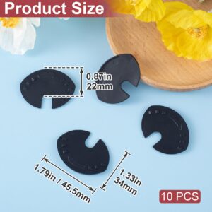 Pndeyo 10pcs Soda Can Covers Lids, Plastic Pop Can Lid Cover, Can Top Cap Protector Spill Guard for Soda Drink Beer Coke Juice Beverage- Black