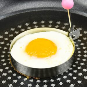 Guojiang Cooking Kitchen Tool Stainless Steel Fried Egg Shaper Pancake Mold Fixed Omelet Safe Omelet Frying Omelet