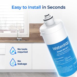 Waterdrop I2000 2 Under Sink Water Filter, 26K Gallons, Replacement Cartridge for Everpure i2000, MC2, ESO7, MH2, EV9612-22, EV9612-56, EV9607-25, EV9613-21, Pack of 2