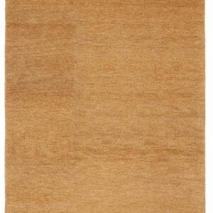 SAFAVIEH Himalaya Collection Area Rug - 6' x 9', Gold, Handmade Wool, Ideal for The Living Room, Bedroom, Dining Room (HIM451D-6)