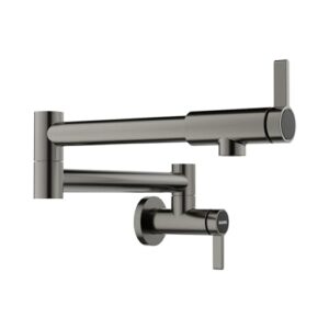 blanco 527487 culina ii wall-mounted pot filler - satin dark steel