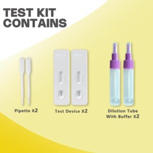 H. Pylori,Helicobacter Pylori Stool 2 Test Kits, Self-Test Detection Kits at Home,Easy to Read and use,Results in 10-15 Minutes.