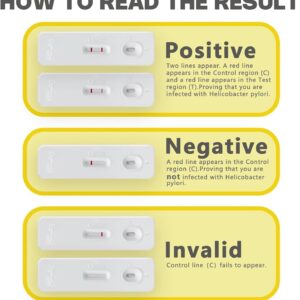 H. Pylori,Helicobacter Pylori Stool 2 Test Kits, Self-Test Detection Kits at Home,Easy to Read and use,Results in 10-15 Minutes.