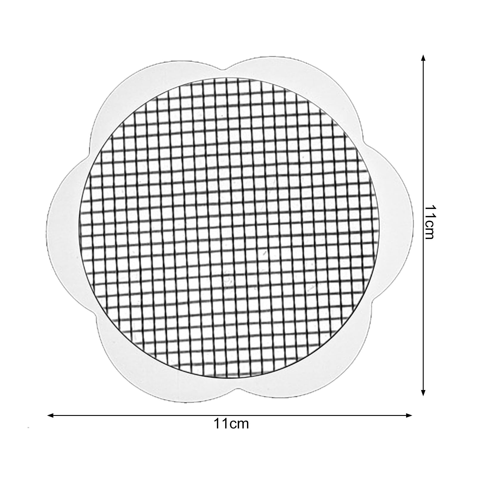 Qinlenyan 30Pcs Drain Cover Hair Catchers Prevent Clogs Bathroom Shower Drain Protector Sewer Filter Mesh Stickers Adhesive Shower Drain Hair Stopper for Shower Bathtub A