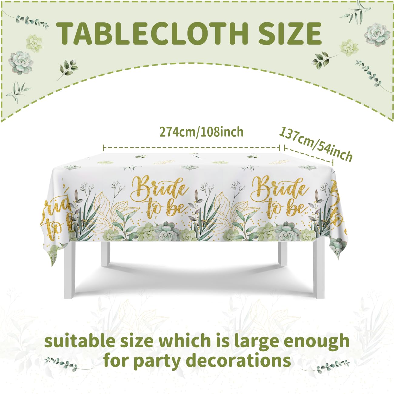 Bridal Shower Decorations Sage Green Bride to Be Decorations Bridal Shower Plates and Napkins Sets Bride to Be Tablecloths Happy Ever After Banner Disposable Tableware Set Serves 20 Guests