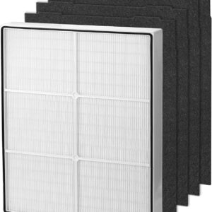 1183054K HEPA Filter & 8171434K Carbon Prefilter Replacement Filter, Compatible with Whirlpool Whispure Filter 510&500, AP51030K, AP45030K, WP1000 etc