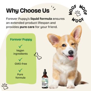 Anti Diarrhea Liquid Drops for Dogs - Psyllium Husk Fiber Supplement for Dogs - Pet Prebiotic Drops for Loose Stool & Digestive Health - Dog Vitamins & Supplement for Diarrhea Relief & Gut Detox 4 oz